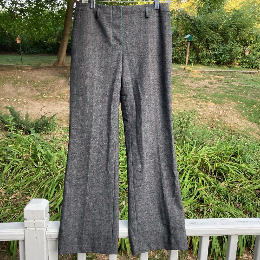 AK Anne Kline Grey Plaid Size 2 pants